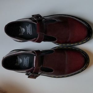 Dr. Martens vegan oxblood Mary Jane's